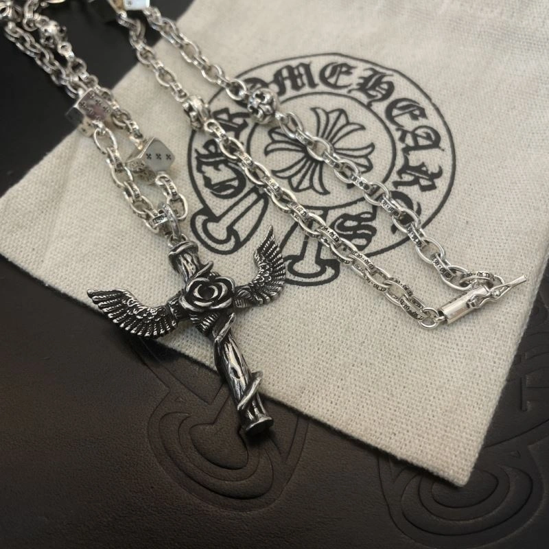 Seasonal Chrome Hearts Necklaces 241165