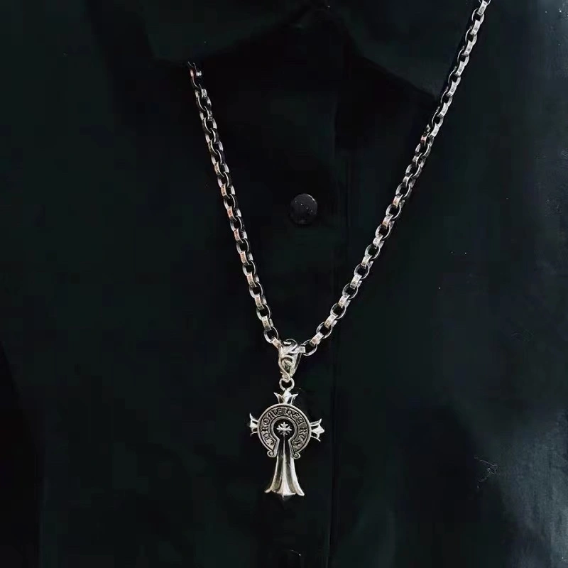 Cozy Chrome Hearts Necklaces 241149