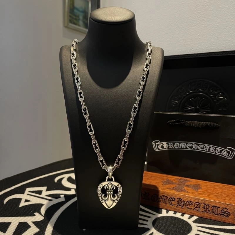 Effortless Chrome Hearts Necklaces 241114