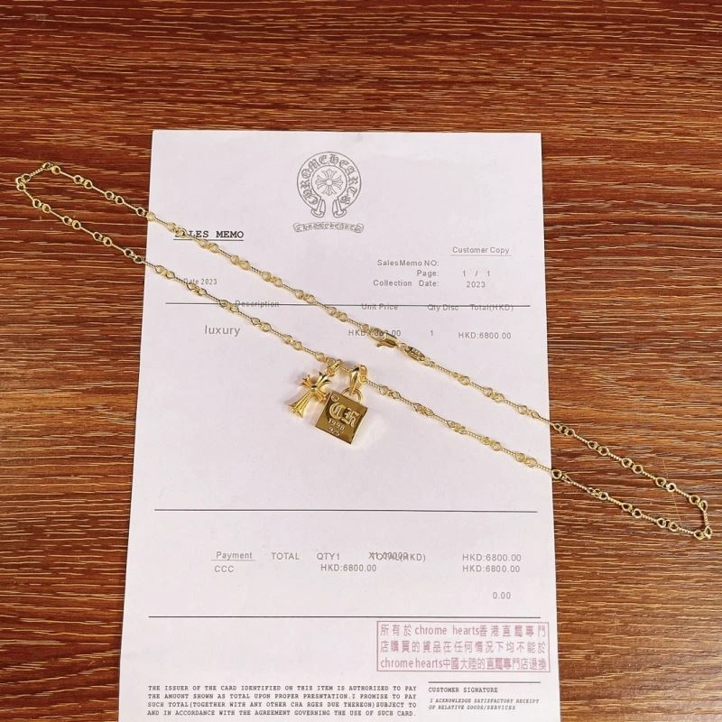 OnTrend Chrome Hearts Necklaces 241089