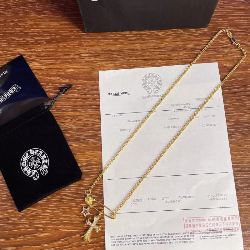 Comfortable Chrome Hearts Necklaces 241042