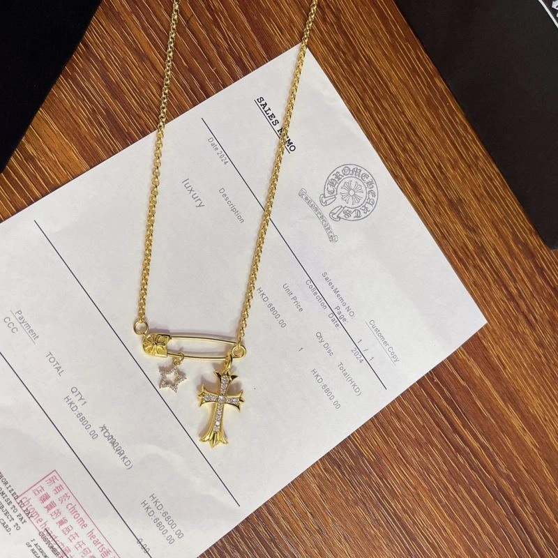 Comfortable Chrome Hearts Necklaces 241042
