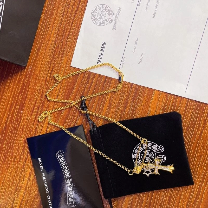 Comfortable Chrome Hearts Necklaces 241042