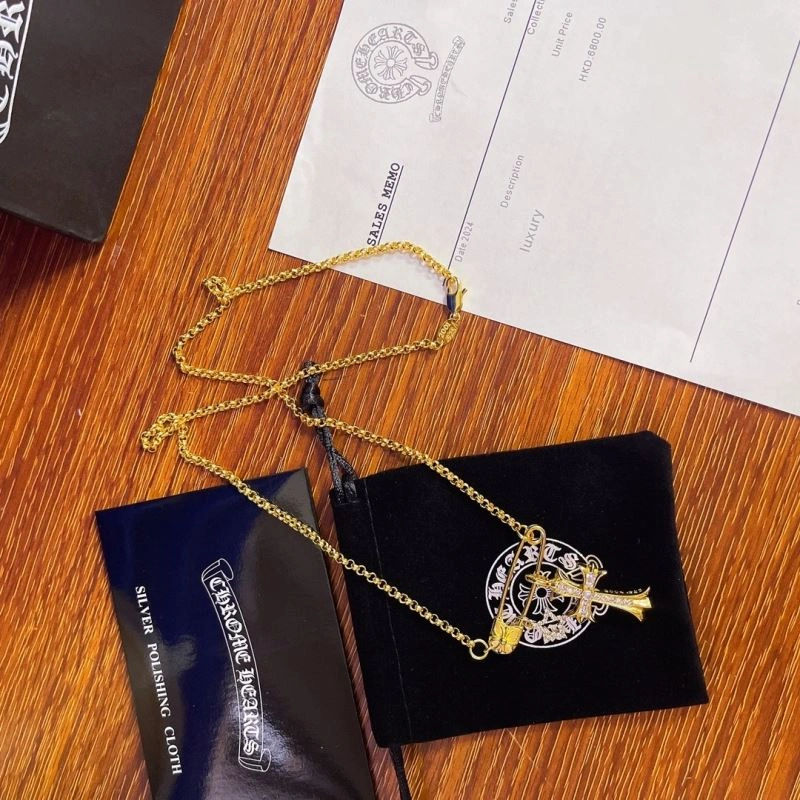 Comfortable Chrome Hearts Necklaces 241042