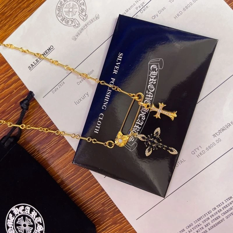 Stylish Chrome Hearts Necklaces 241054