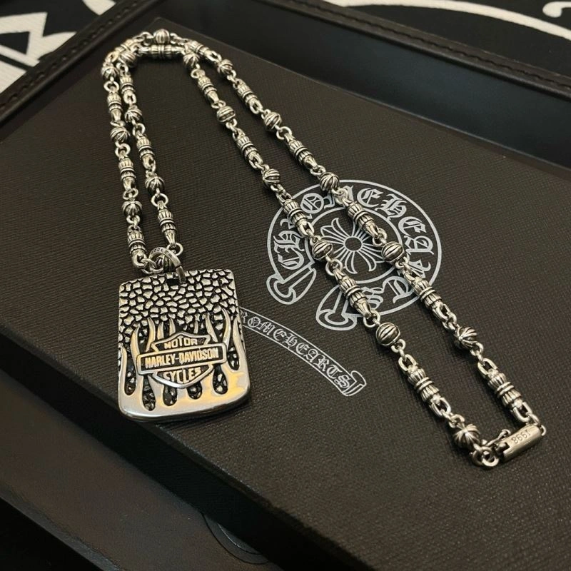 Minimalist Chrome Hearts Necklaces 241058