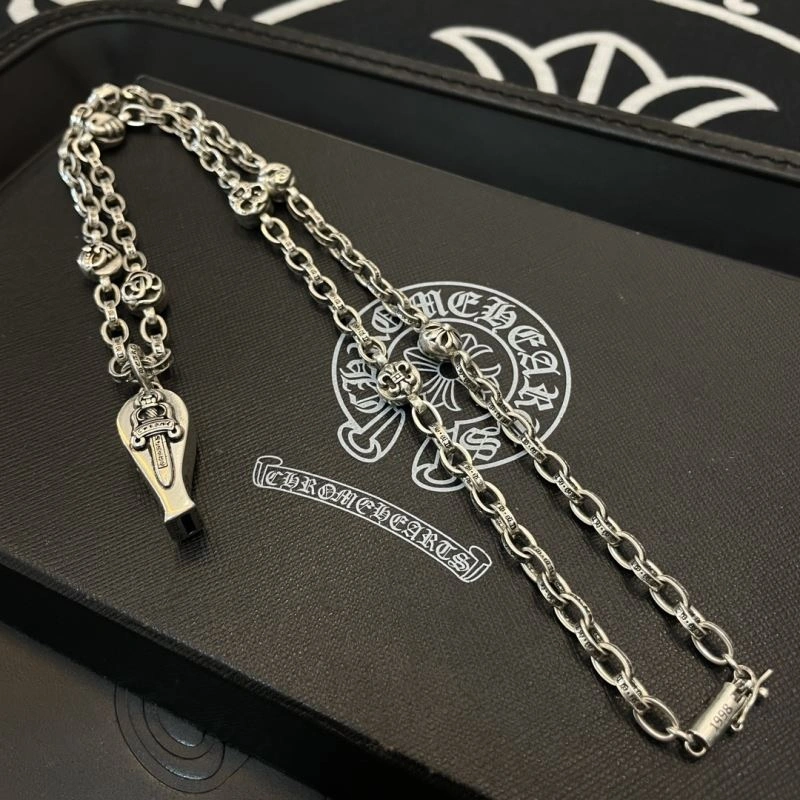 Seasonal Chrome Hearts Necklaces 240993
