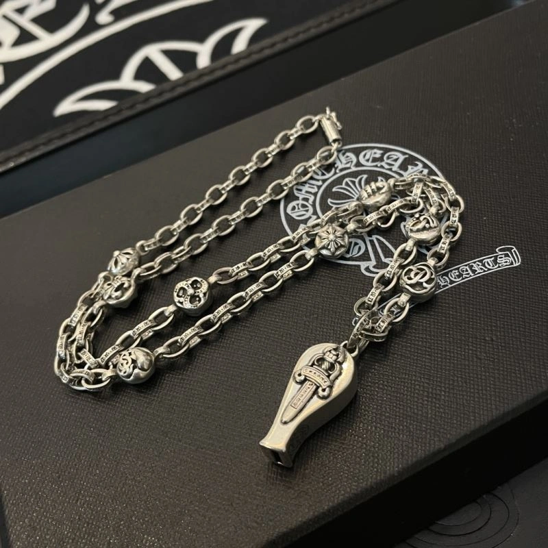 Seasonal Chrome Hearts Necklaces 240993