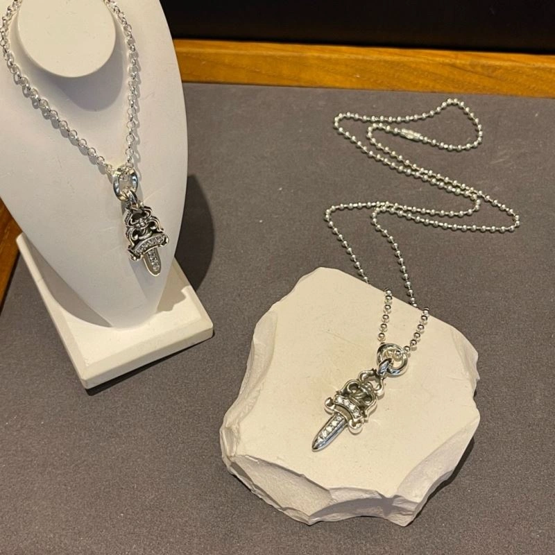 Seasonal Chrome Hearts Necklaces 241012