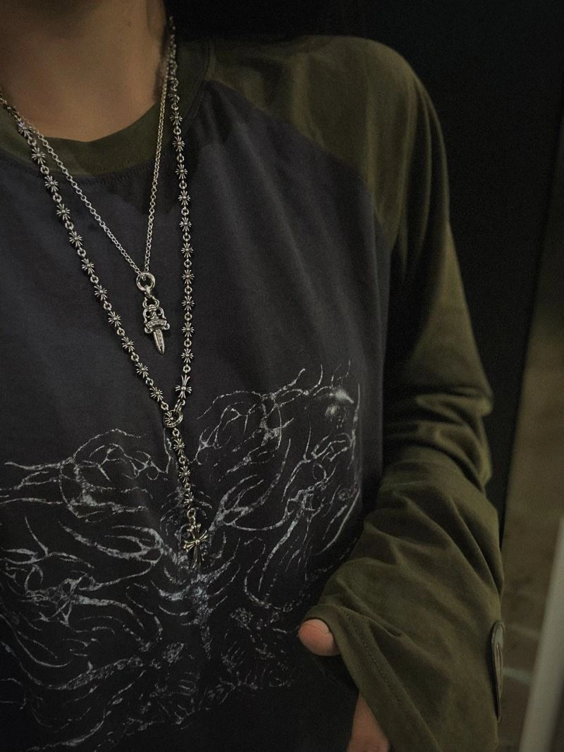 Seasonal Chrome Hearts Necklaces 241012