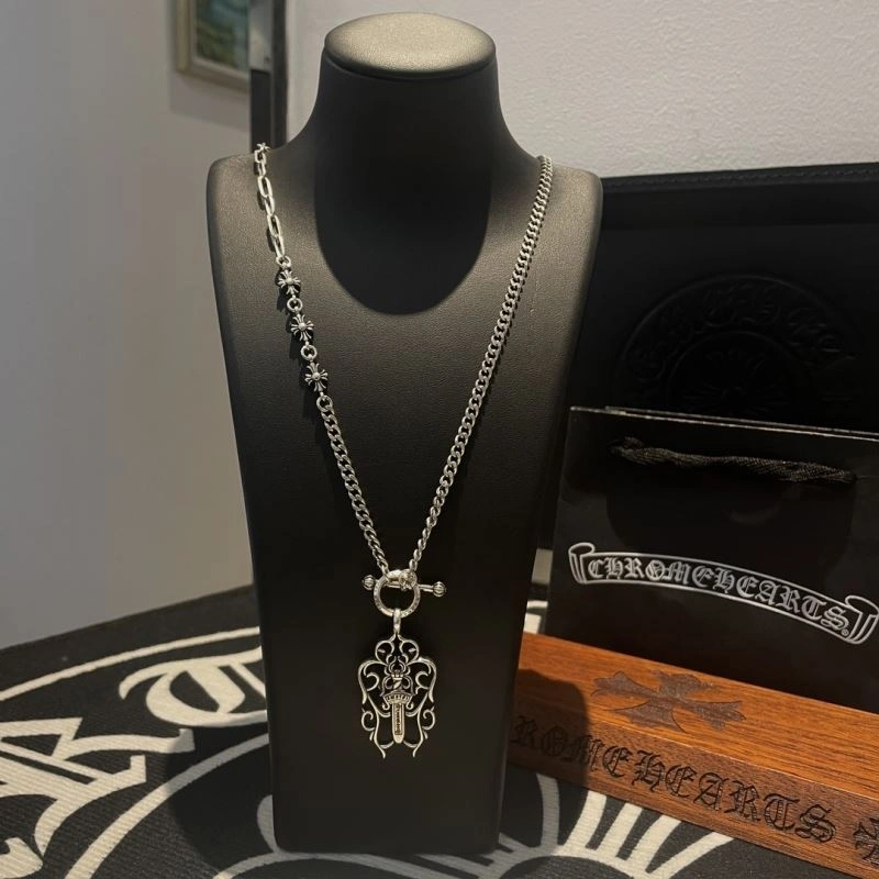 Unisex Chrome Hearts Necklaces 240716