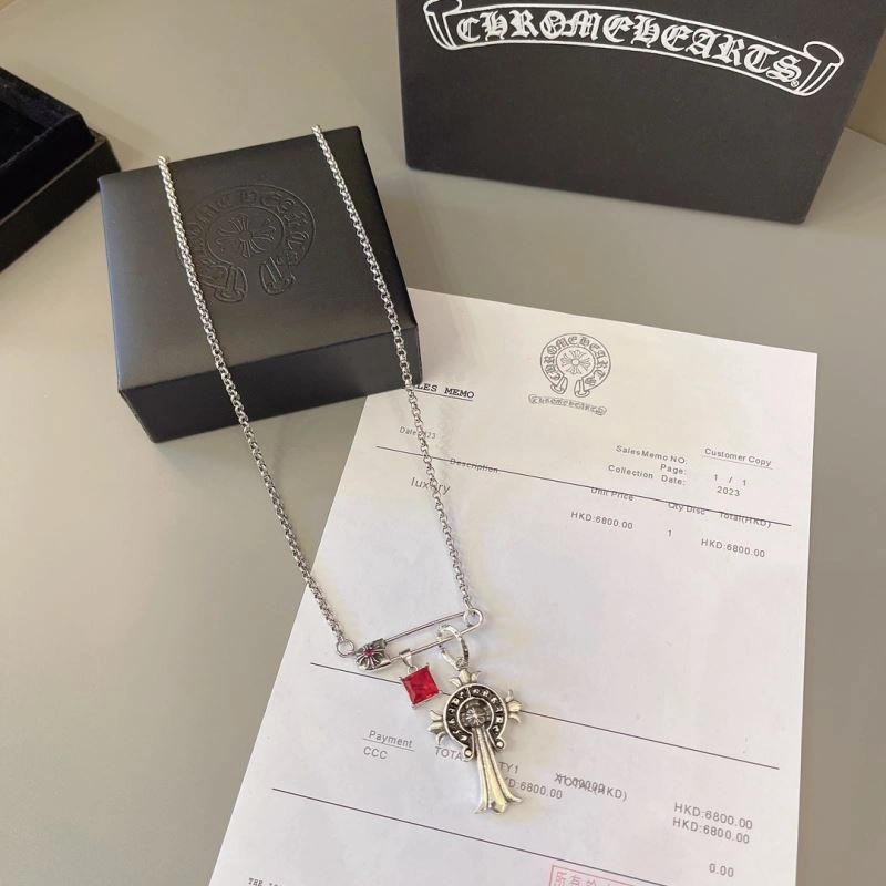 Lightweight Chrome Hearts Necklaces 240720