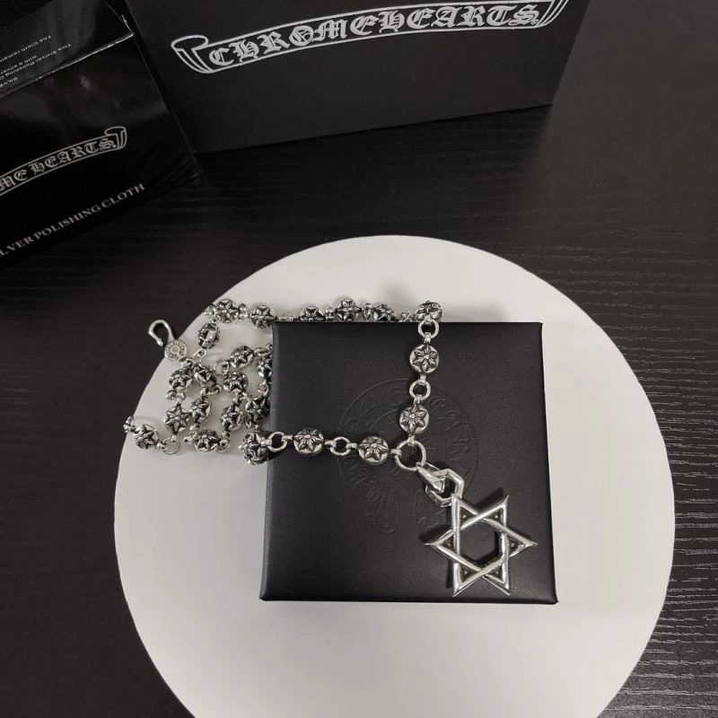 Chic Chrome Hearts Necklaces 240722