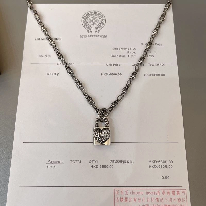 Chrome Hearts Necklaces OdorResistant 240673