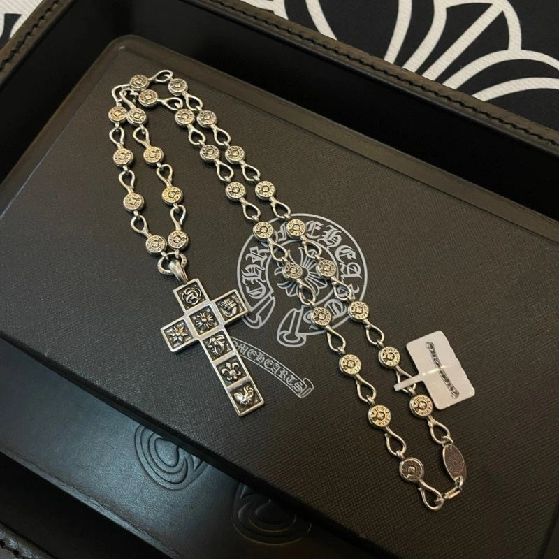 Bold Chrome Hearts Necklaces 240616