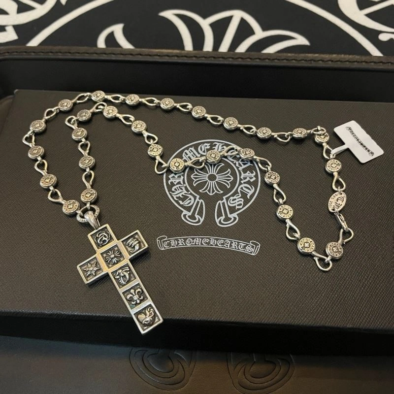 Bold Chrome Hearts Necklaces 240616