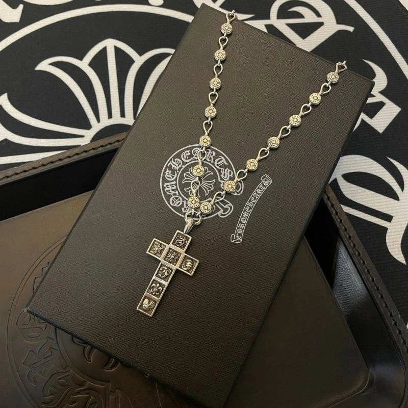 Bold Chrome Hearts Necklaces 240616