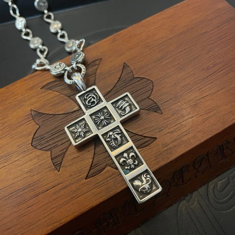 Bold Chrome Hearts Necklaces 240616