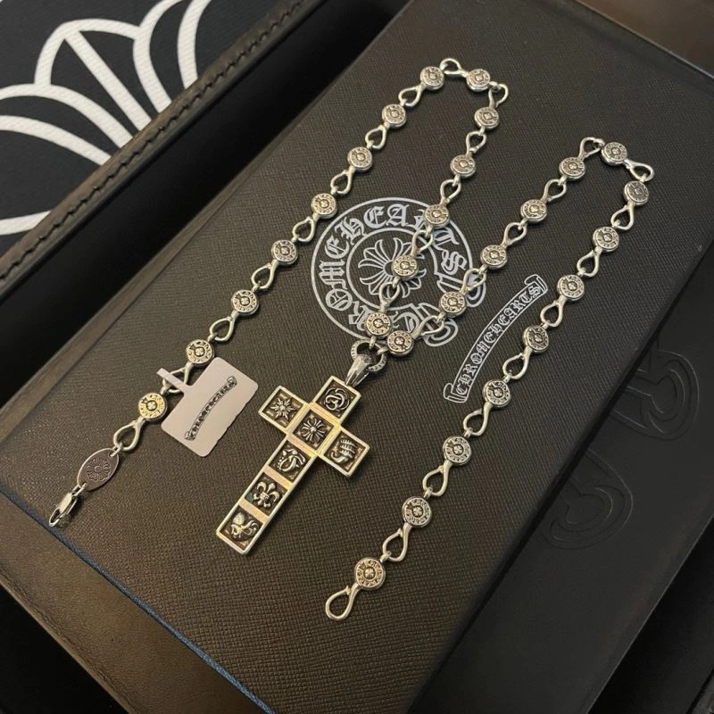 Bold Chrome Hearts Necklaces 240616