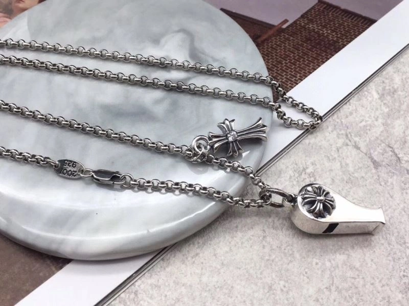 Cozy Chrome Hearts Necklaces 240646