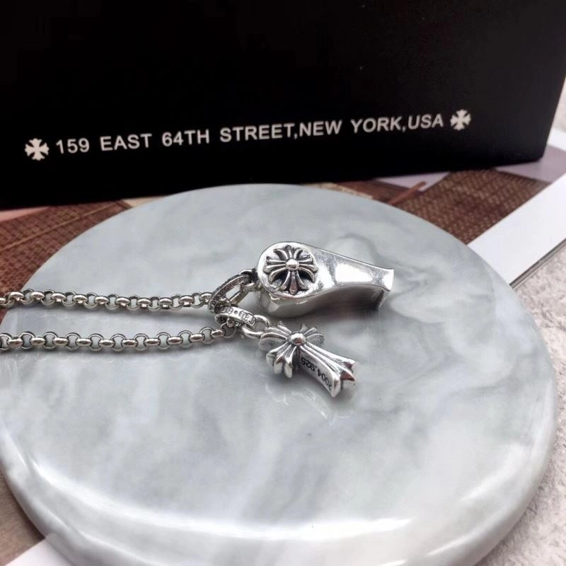 Cozy Chrome Hearts Necklaces 240646