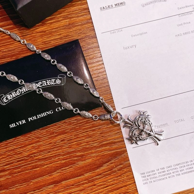 Youthful Chrome Hearts Necklaces 240579