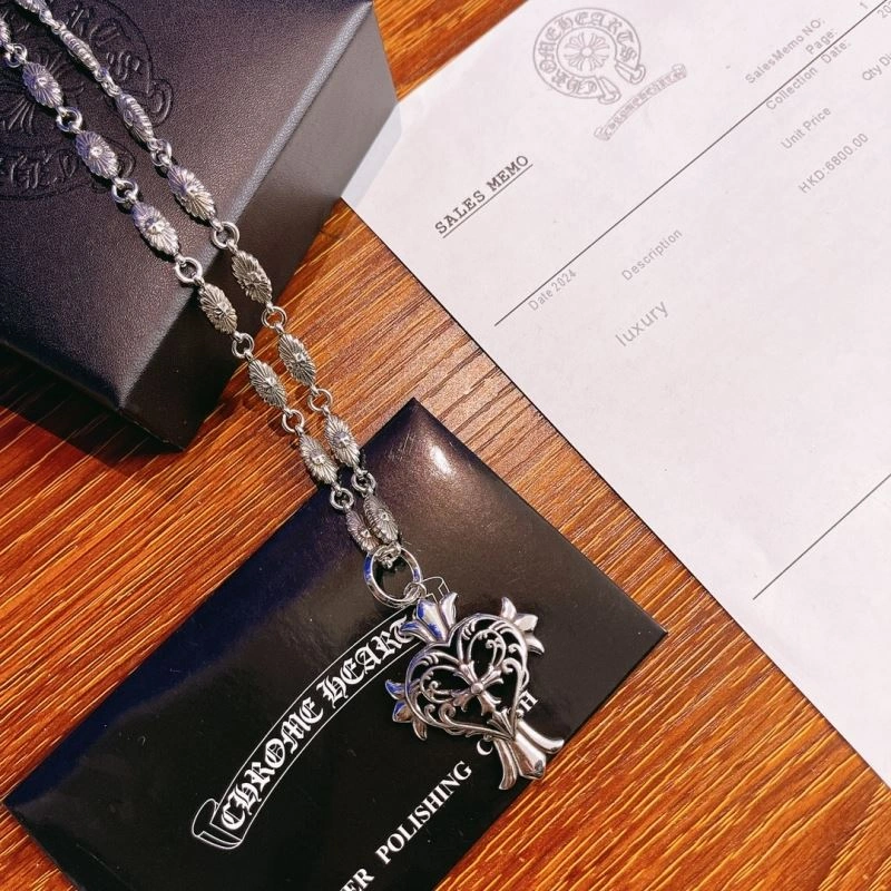 Youthful Chrome Hearts Necklaces 240579