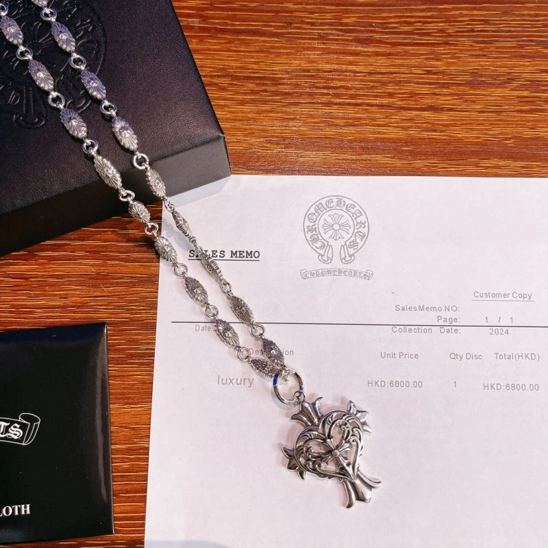 Youthful Chrome Hearts Necklaces 240579