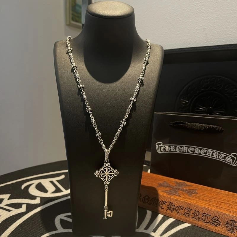 Cozy Chrome Hearts Necklaces 240549