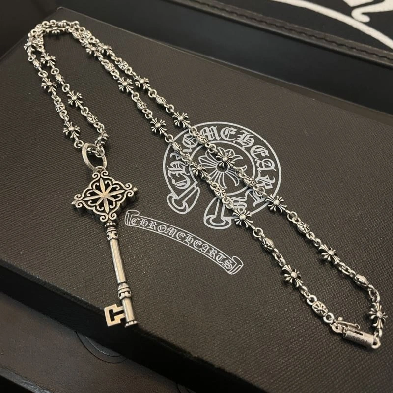 Cozy Chrome Hearts Necklaces 240549
