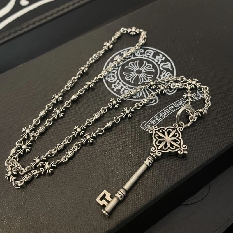 Cozy Chrome Hearts Necklaces 240549
