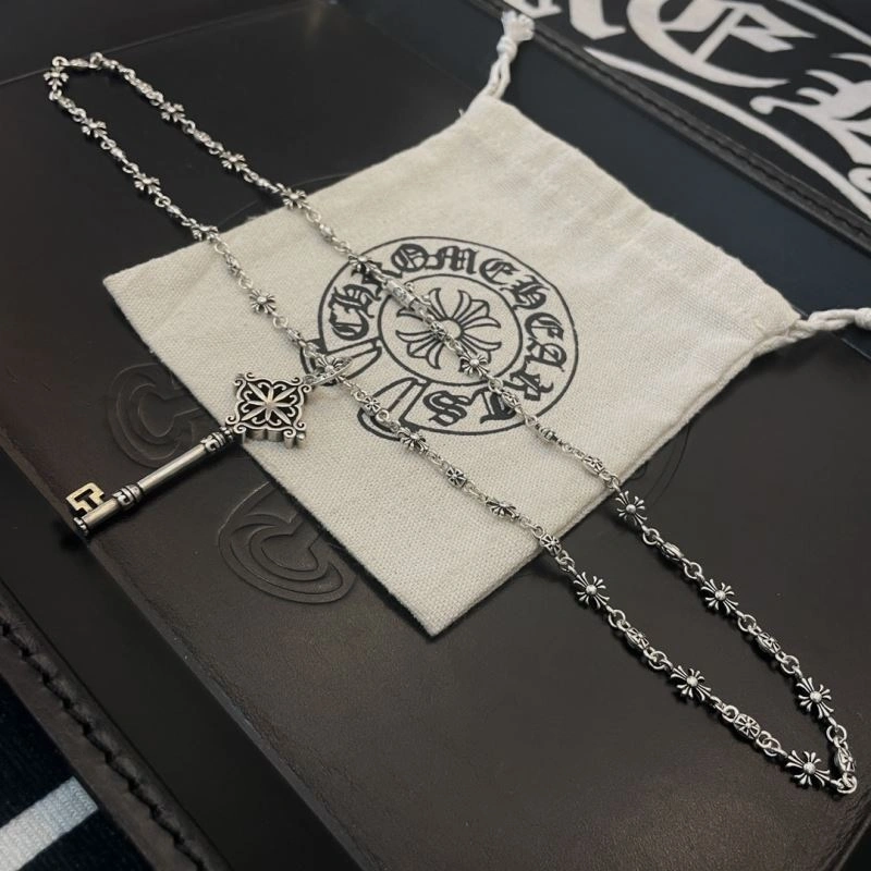 Cozy Chrome Hearts Necklaces 240549