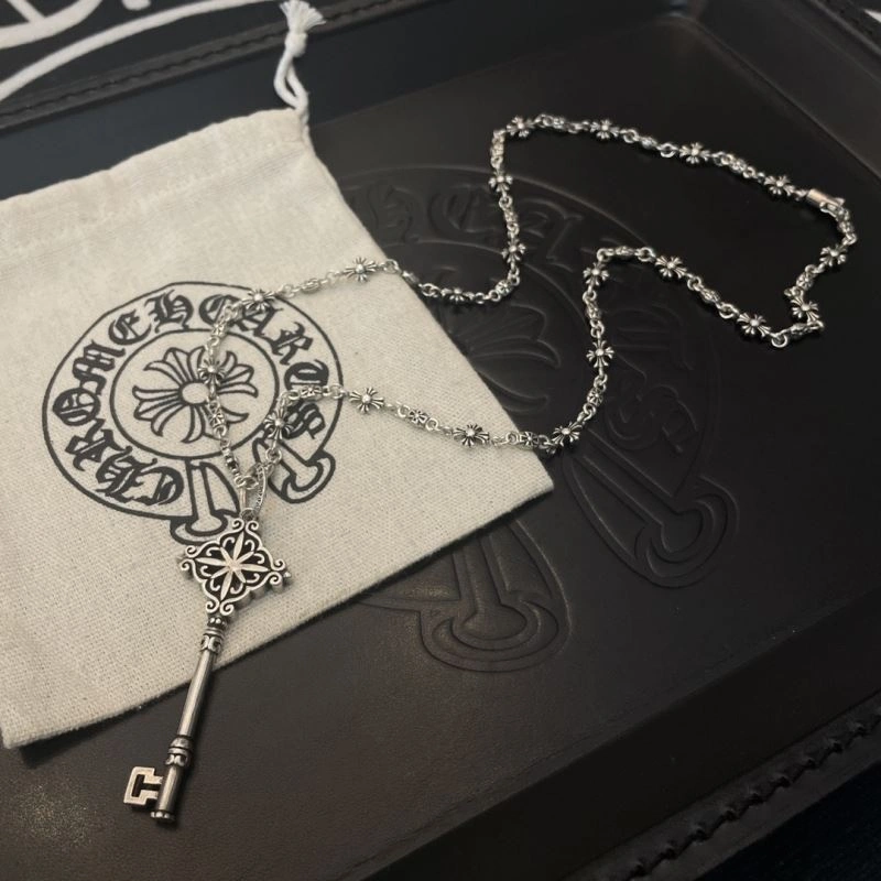 Cozy Chrome Hearts Necklaces 240549