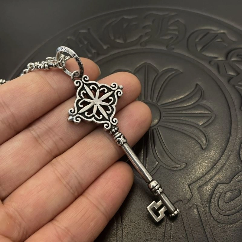 Cozy Chrome Hearts Necklaces 240549