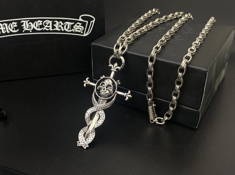 SmoothTexture Chrome Hearts Necklaces 240461