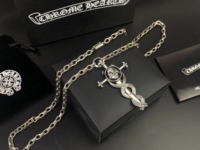 SmoothTexture Chrome Hearts Necklaces 240461