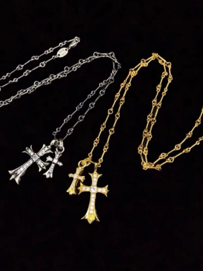 Breathable Chrome Hearts Necklaces 240414