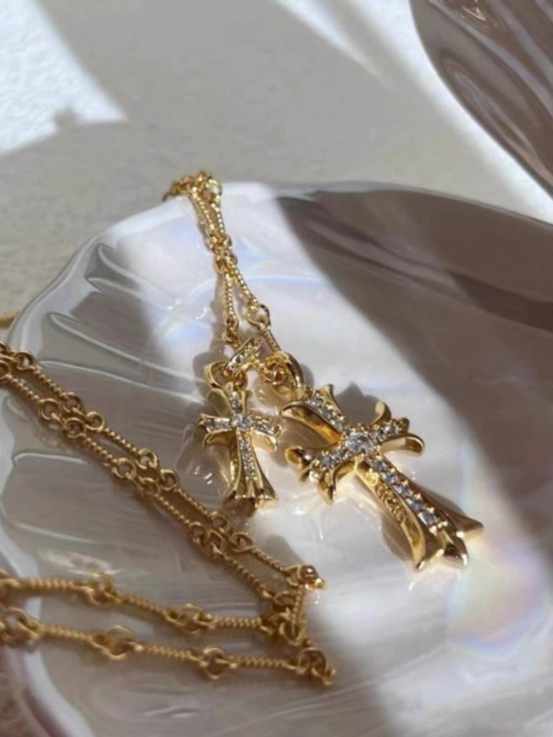 Breathable Chrome Hearts Necklaces 240414