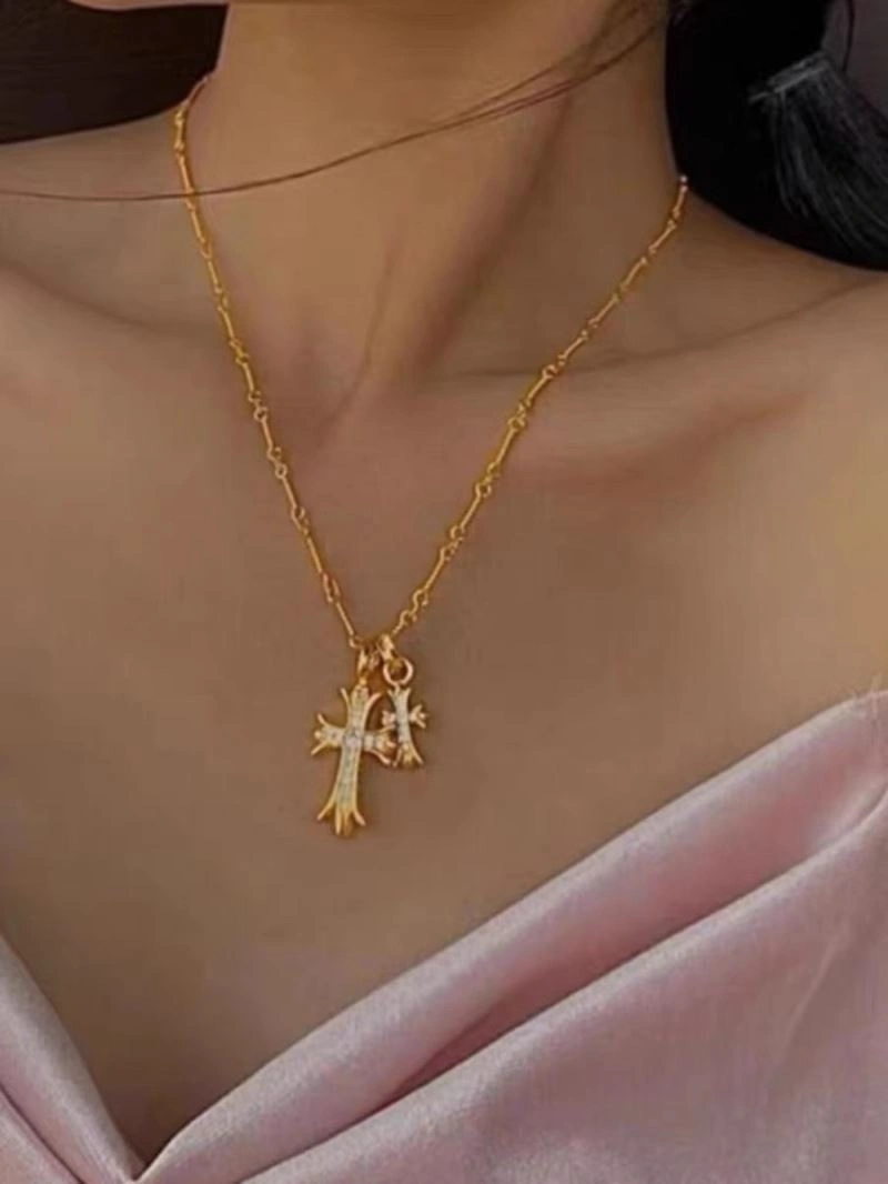 Breathable Chrome Hearts Necklaces 240414