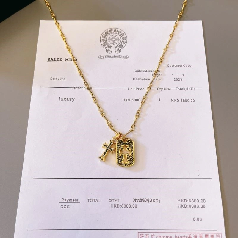 WaterResistant Chrome Hearts Necklaces 240183