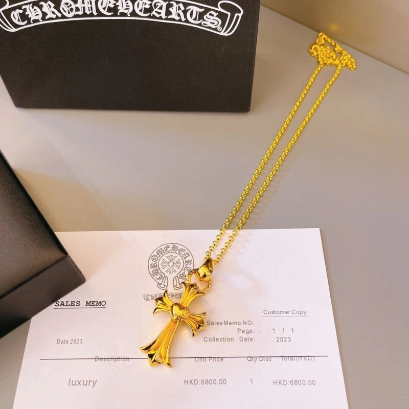 Flexible Chrome Hearts Necklaces 240169
