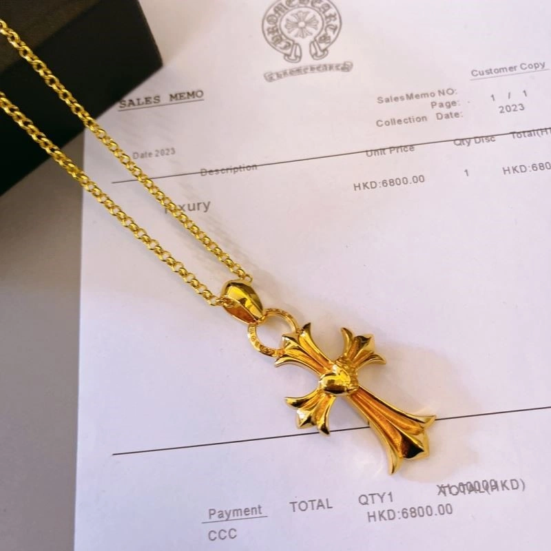 Flexible Chrome Hearts Necklaces 240169
