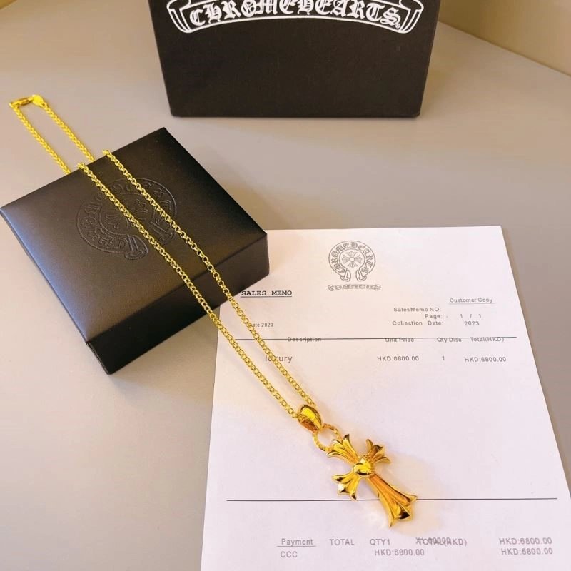 Flexible Chrome Hearts Necklaces 240169