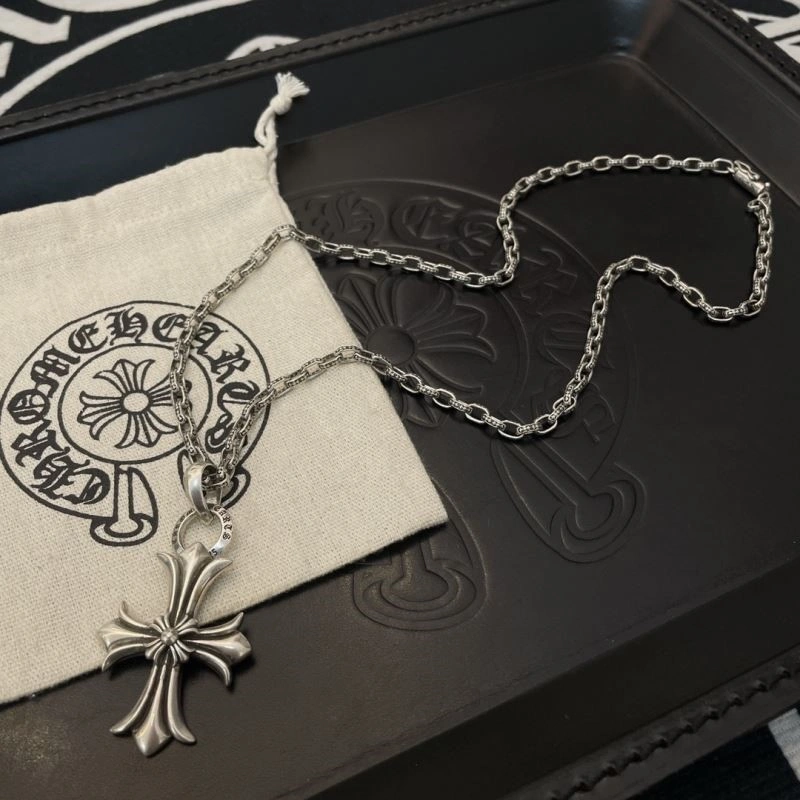 Comfortable Chrome Hearts Necklaces 240175