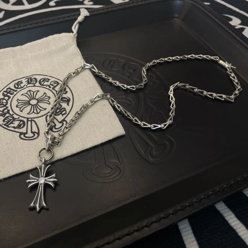 Comfortable Chrome Hearts Necklaces 240141