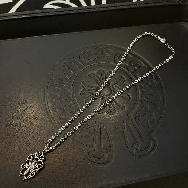 Cozy Chrome Hearts Necklaces 240142