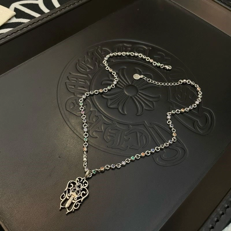 Cozy Chrome Hearts Necklaces 240142