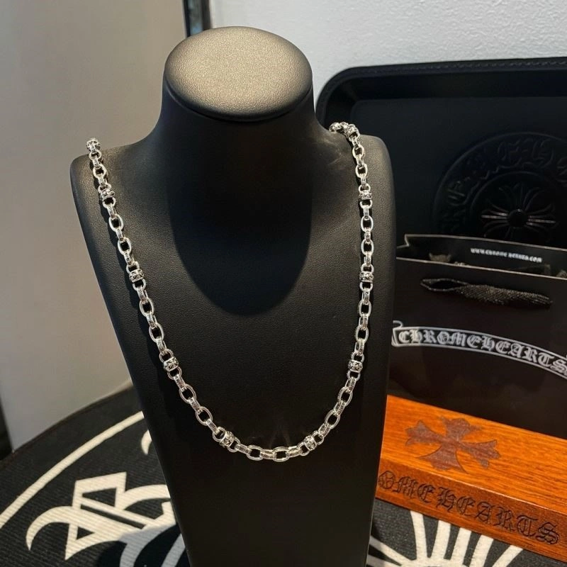 Refined Chrome Hearts Necklaces 240130