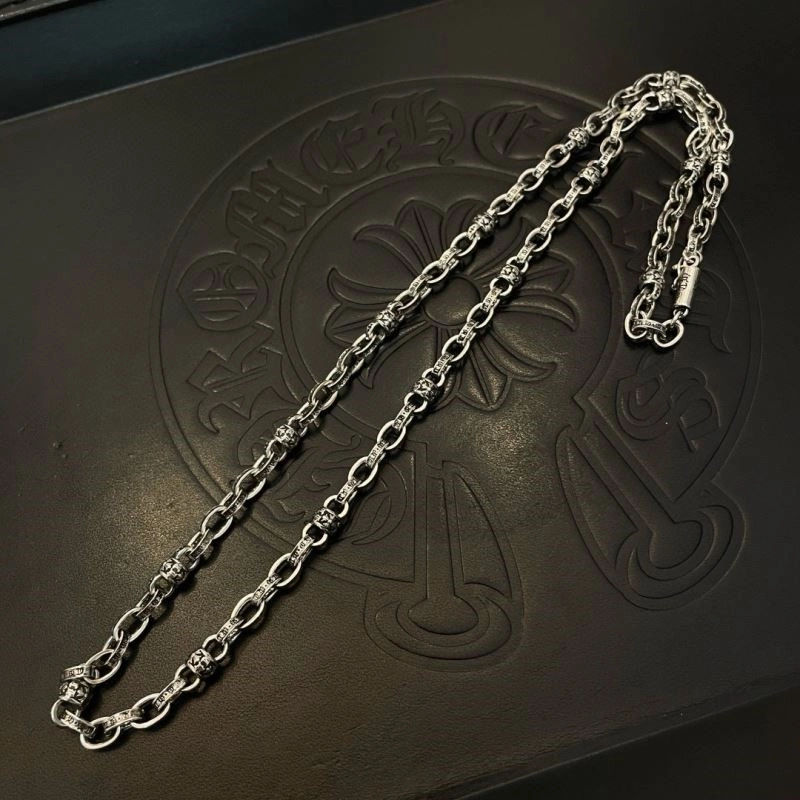 Refined Chrome Hearts Necklaces 240130