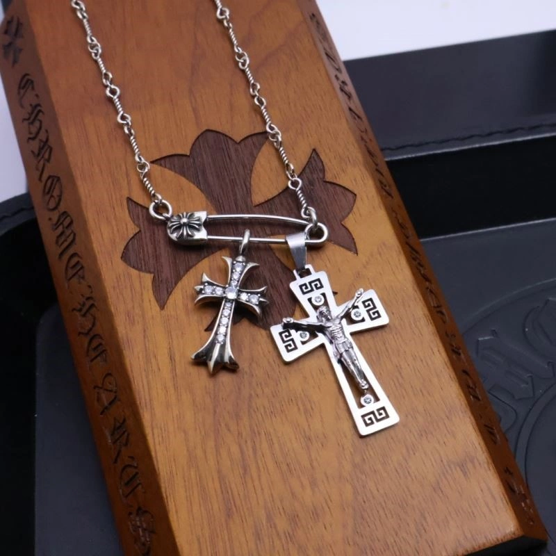 Packable Chrome Hearts Necklaces 240121